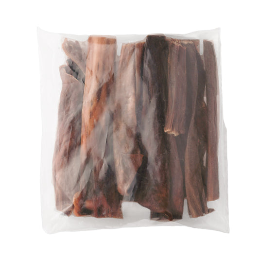 Peau de cheval séchée – pack économique 300 g, friandises naturelles hypoallergéniques pour chien, riches en protéines et idéales pour une mastication longue durée.