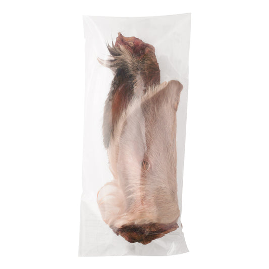 Oreilles de bœuf séchées avec poils – friandises naturelles pour chien, favorisent l’hygiène dentaire et aident au nettoyage naturel de l’estomac et des intestins.