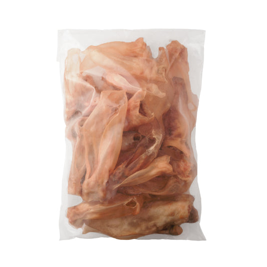 Oreilles d’agneau séchées – pack économique 300 g, friandises naturelles sans additifs ni conservateurs pour chien, légères, digestes et idéales pour la mastication.